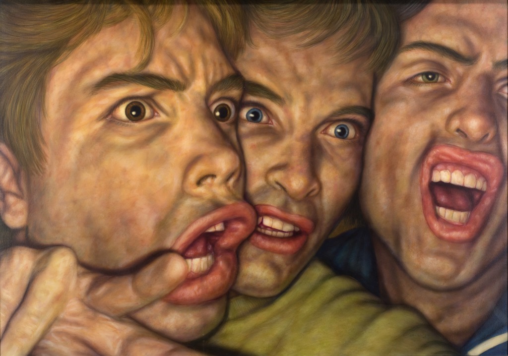 Two guys angry at the Right